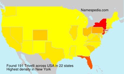 Surname Trivelli in USA Surname Trivelli in USA
