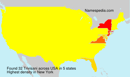 Surname Trivisani in USA Surname Trivisani in USA