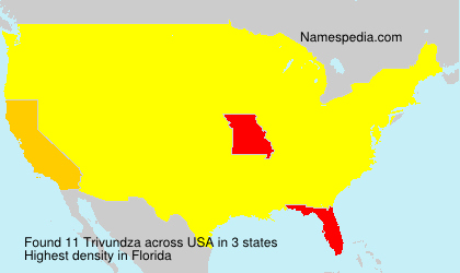 Surname Trivundza in USA Surname Trivundza in USA