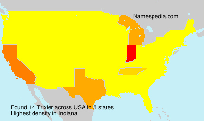 Surname Trixler in USA Surname Trixler in USA
