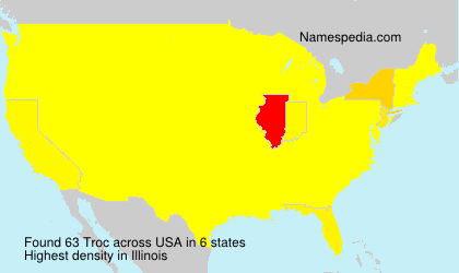 Surname Troc in USA Surname Troc in USA