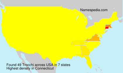 Surname Trocchi in USA Surname Trocchi in USA