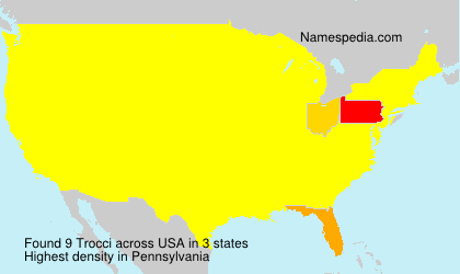 Surname Trocci in USA Surname Trocci in USA