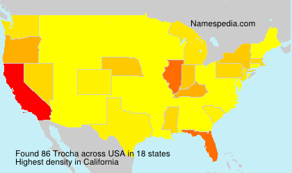 Surname Trocha in USA Surname Trocha in USA