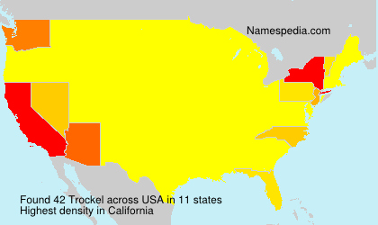 Surname Trockel in USA Surname Trockel in USA