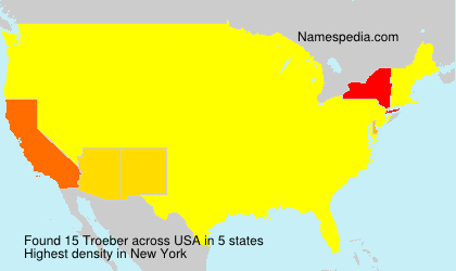Surname Troeber in USA Surname Troeber in USA