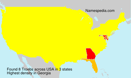 Surname Troebs in USA Surname Troebs in USA