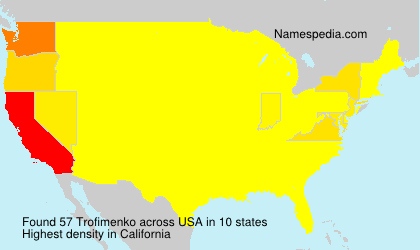 Surname Trofimenko in USA Surname Trofimenko in USA