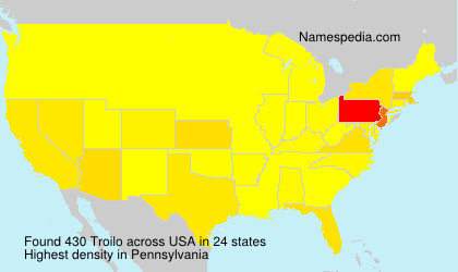Surname Troilo in USA Surname Troilo in USA