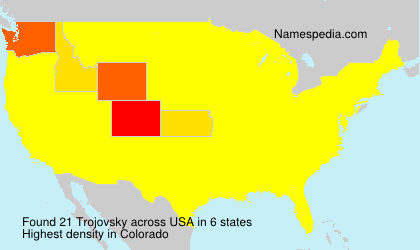Surname Trojovsky in USA Surname Trojovsky in USA