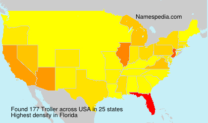 Surname Troller in USA Surname Troller in USA