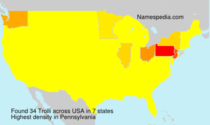 Surname Trolli in USA Surname Trolli in USA