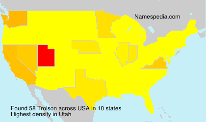 Surname Trolson in USA Surname Trolson in USA