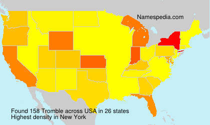 Surname Tromble in USA Surname Tromble in USA