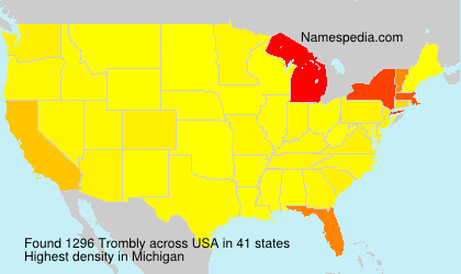 Surname Trombly in USA Surname Trombly in USA