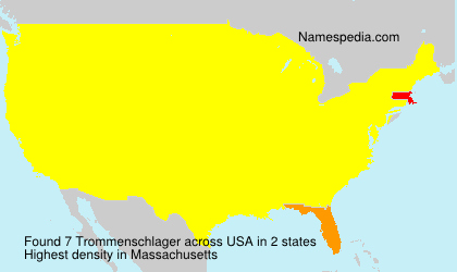 Surname Trommenschlager in USA Surname Trommenschlager in USA