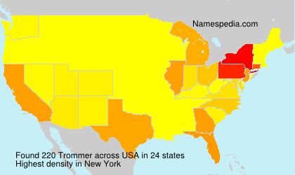 Surname Trommer in USA Surname Trommer in USA