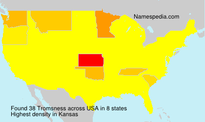 Surname Tromsness in USA Surname Tromsness in USA