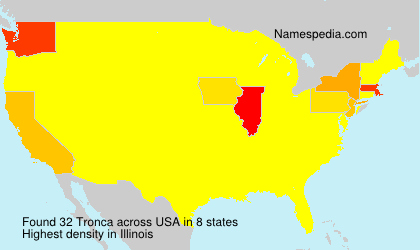 Surname Tronca in USA Surname Tronca in USA