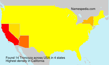 Surname Troncoza in USA Surname Troncoza in USA