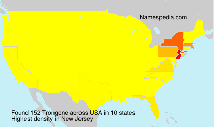 Surname Trongone in USA Surname Trongone in USA