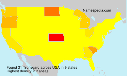 Surname Tronsgard in USA Surname Tronsgard in USA