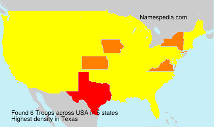 Surname Troops in USA Surname Troops in USA