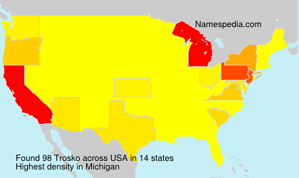 Surname Trosko in USA Surname Trosko in USA