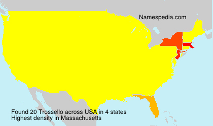 Surname Trossello in USA