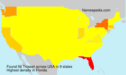 Surname Trosset in USA Surname Trosset in USA