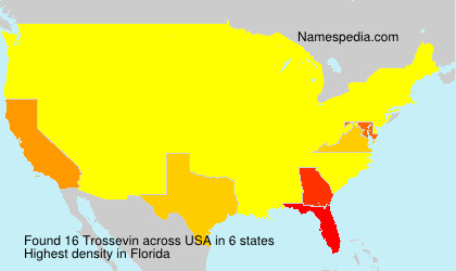 Surname Trossevin in USA Surname Trossevin in USA