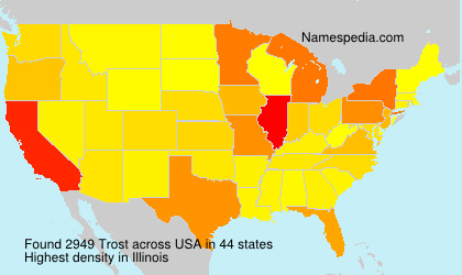Surname Trost in USA Surname Trost in USA