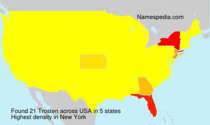 Surname Trosten in USA Surname Trosten in USA