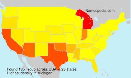 Surname Troub in USA Surname Troub in USA