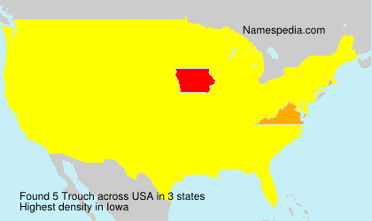 Surname Trouch in USA Surname Trouch in USA