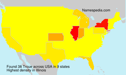 Surname Troue in USA Surname Troue in USA