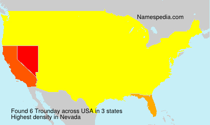 Surname Trounday in USA Surname Trounday in USA
