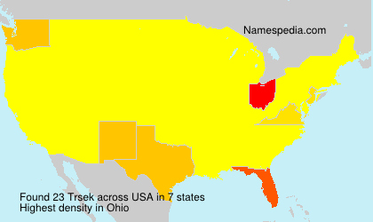 Surname Trsek in USA Surname Trsek in USA