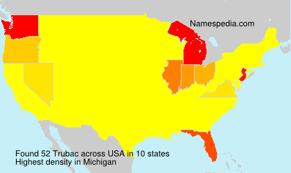 Surname Trubac in USA Surname Trubac in USA