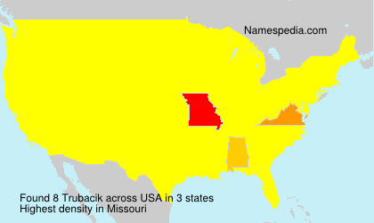 Surname Trubacik in USA Surname Trubacik in USA