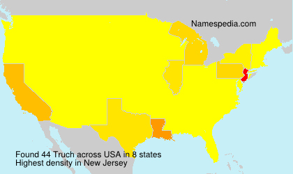 Surname Truch in USA Surname Truch in USA