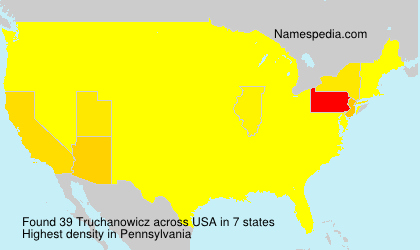 Surname Truchanowicz in USA Surname Truchanowicz in USA