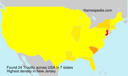 Surname Trucillo in USA Surname Trucillo in USA