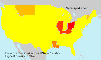 Surname Trucinski in USA Surname Trucinski in USA