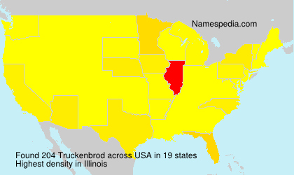 Surname Truckenbrod in USA Surname Truckenbrod in USA