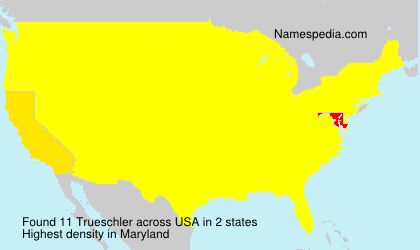 Surname Trueschler in USA Surname Trueschler in USA