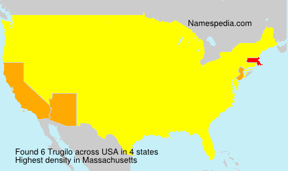Surname Trugilo in USA Surname Trugilo in USA