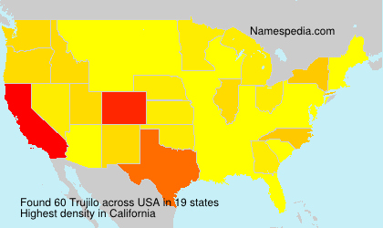 Surname Trujilo in USA Surname Trujilo in USA
