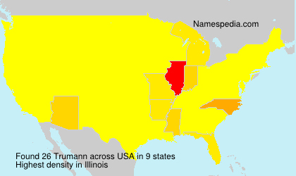 Surname Trumann in USA Surname Trumann in USA