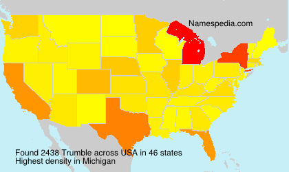 Surname Trumble in USA Surname Trumble in USA